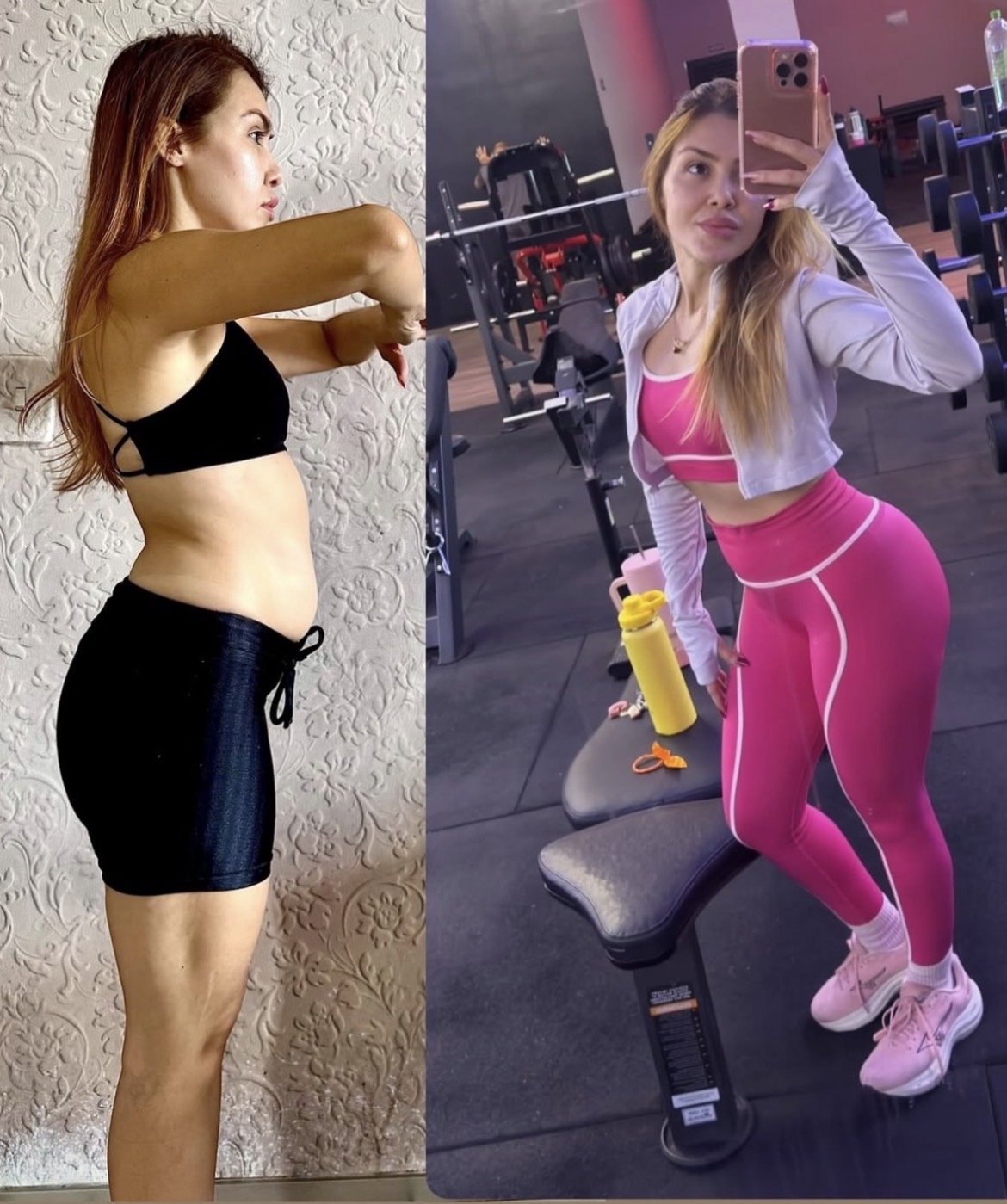 Antes e depois de uma Musa